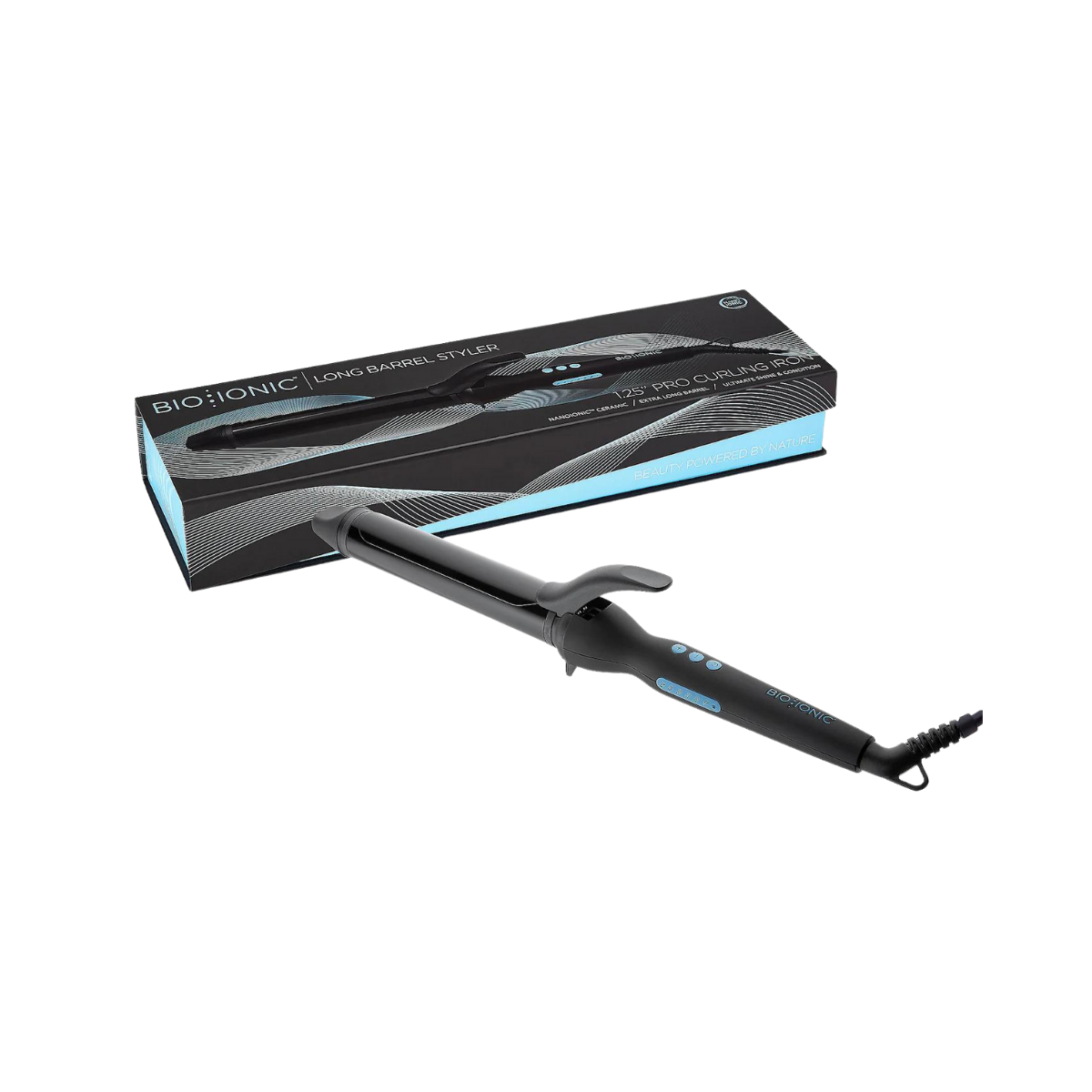 Bio Ionic Sleek Black Curling Iron Bio Ionic LXT-CL-1.25 Professional Curling | Mercari main image 2